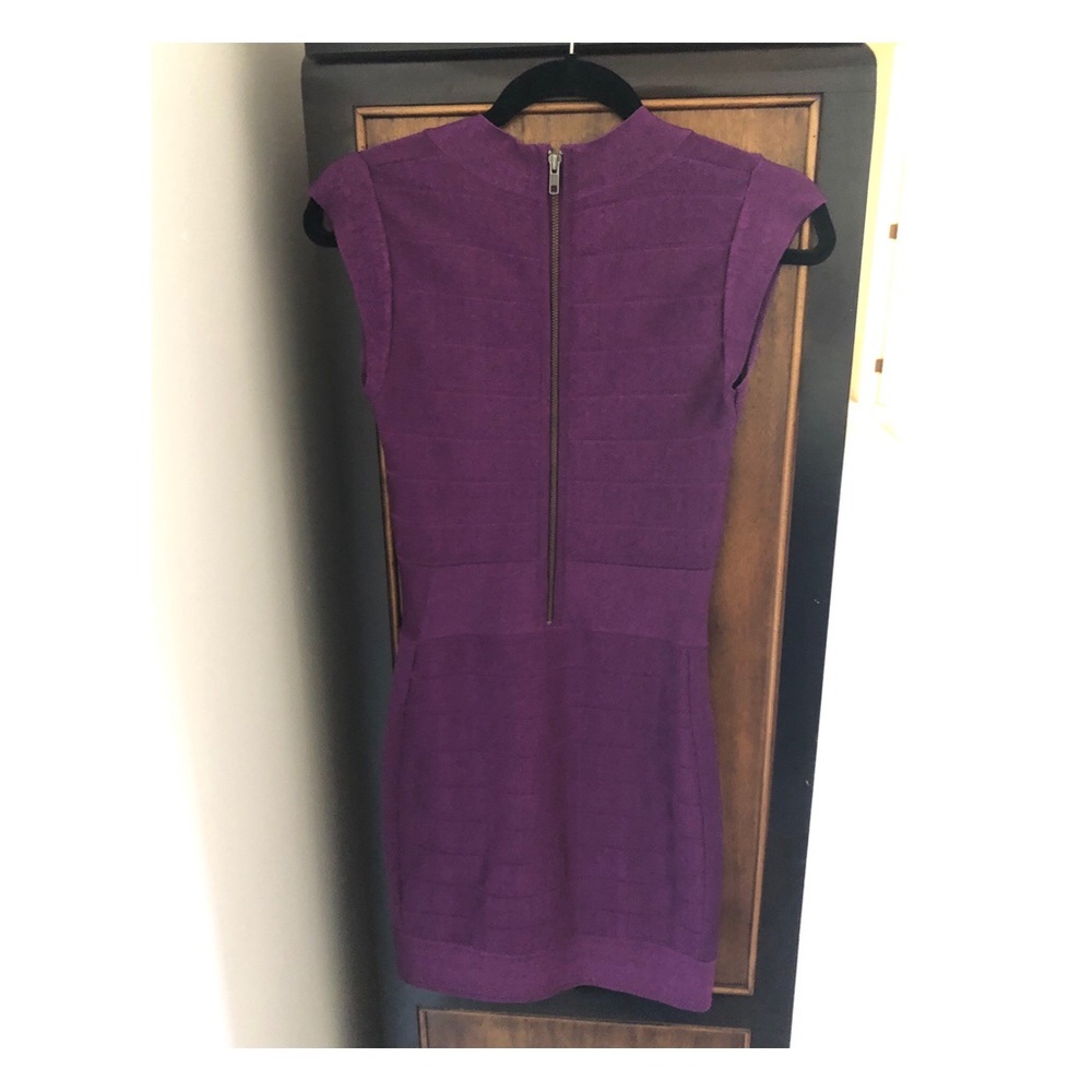 Sparkly purple bandage dress
